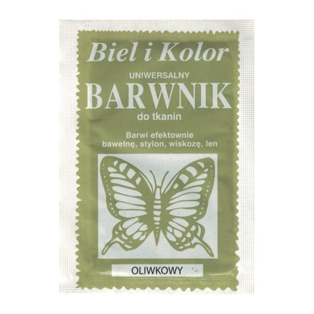 Barwnik do tkanin BIEL I KOLOR - oliwkowy