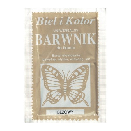 Barwnik do tkanin BIEL I KOLOR - beżowy