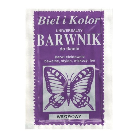 Barwnik do tkanin BIEL I KOLOR - wrzosowy