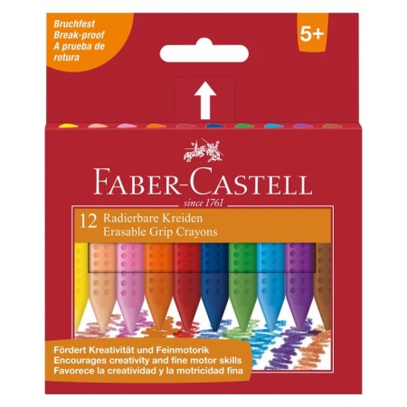 Kredki woskowe FABER-CASTELL - 12 kolorów