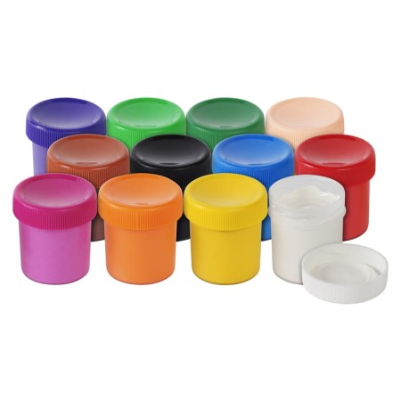 Farby plakatowe FABER-CASTELL - 12 kolorów