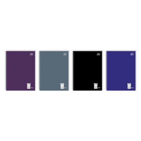Kołozeszyt w kratkę A6 INTERDRUK One Color - 80 kartek - papier 70 g/m²