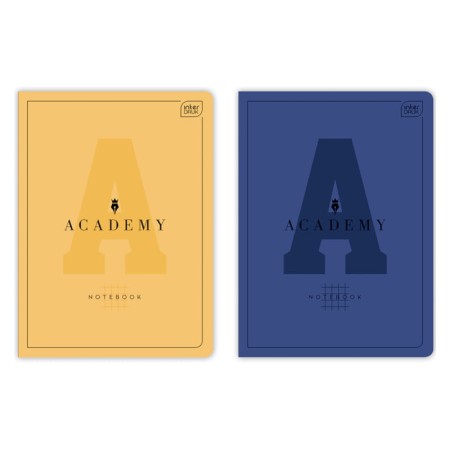 Zeszyt w kratkę A4 INTERDRUK Academy Hybrid - 90 g/m² - 60 kartek