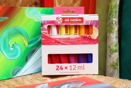 Zestaw farby akrylowych TALENS Art Creation 12 ml - 24 kolory