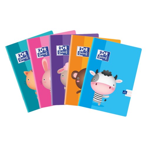 Przejdź do produktu Zeszyt w trójlinię kolorową A5 OXFORD Kids - 90 g/m² - 16 kartek