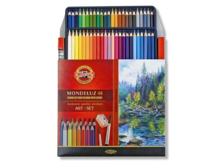 Kredki akwarelowe KOH-I-NOOR Mondeluz 48