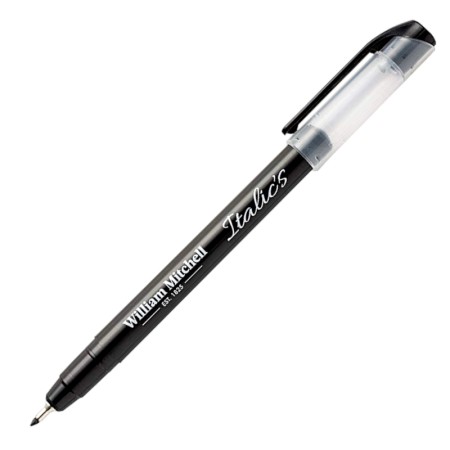 Pisak do kaligrafii WILLIAM MITCHELL Italic Marker Pen 2,0 mm - CZARNY