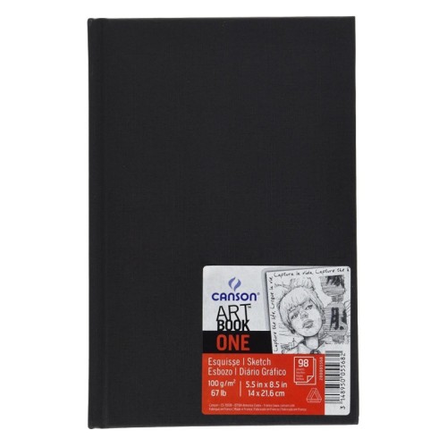 Przejdź do produktu Szkicownik 14x21,6 cm CANSON ArtBook One - 100 g/m² - 98 ark.