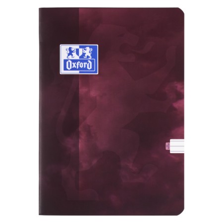 Zeszyt w linię A5 OXFORD Teen - 90 g/m² - 60 kartek - BORDOWY