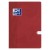 Zeszyt w kratkę A5 OXFORD Touch Trend - 90 g/m² - 80 kartek - CZERWONY