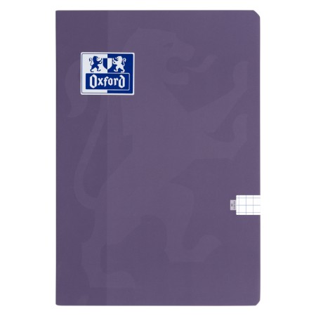 Zeszyt w kratkę A5 OXFORD Touch Trend - 90 g/m² - 80 kartek - FIOLETOWY