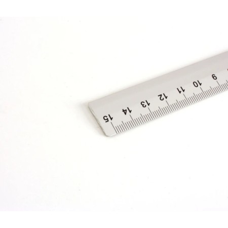 Linijka aluminiowa szkolna LENIAR - 15 cm