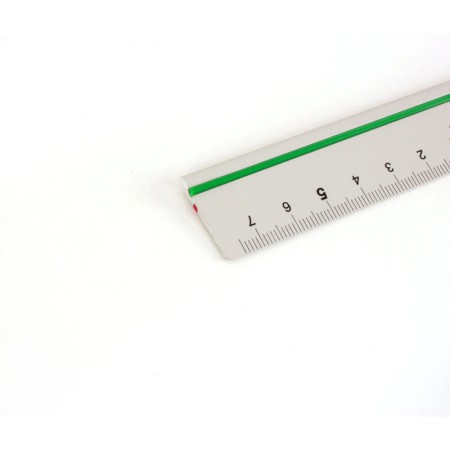 Linijka aluminiowa dwustronna LENIAR - 15 cm