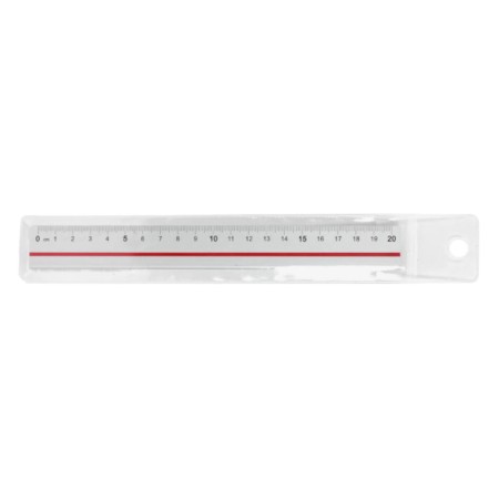 Linijka aluminiowa dwustronna LENIAR - 20 cm