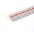 Linijka aluminiowa dwustronna LENIAR - 30 cm
