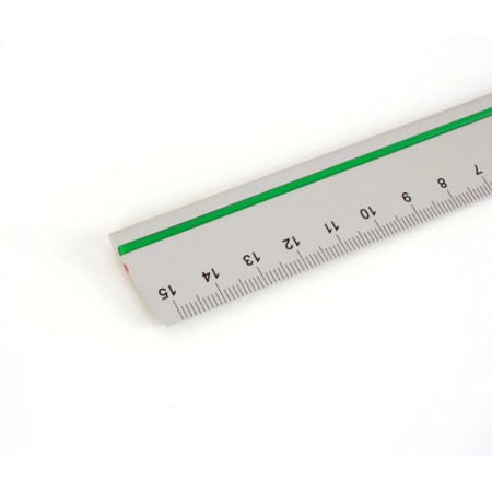 Linijka aluminiowa dwustronna LENIAR - 30 cm