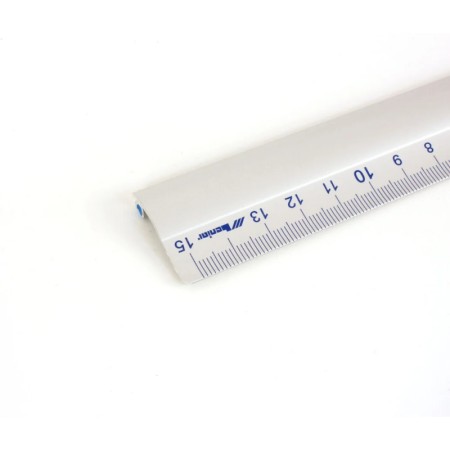 Linijka aluminiowa szkolna LENIAR S2 - 15 cm