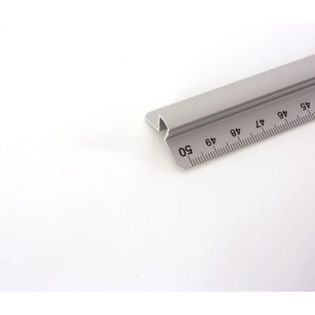 Linijka aluminiowa z uchwytem szkolna LENIAR S2 - 50 cm