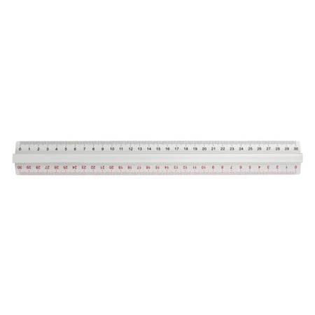 Linijka aluminiowa z uchwytem LENIAR - 30 cm