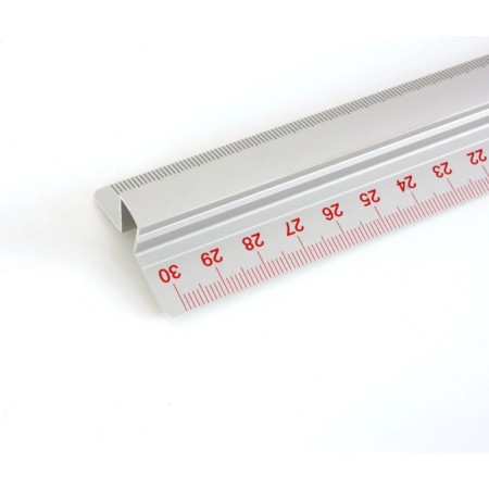 Linijka aluminiowa z uchwytem LENIAR - 30 cm