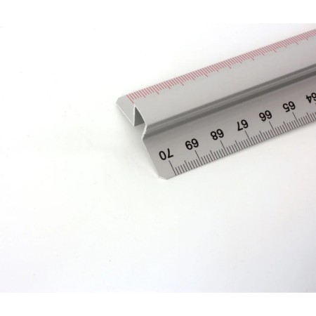 Linijka aluminiowa z uchwytem LENIAR - 70 cm