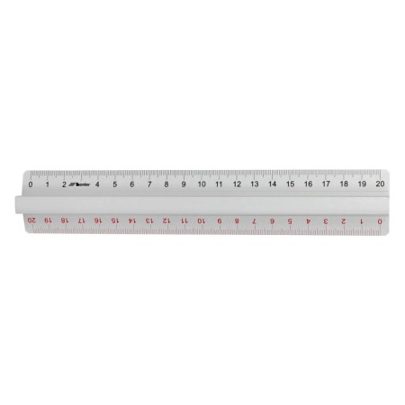 Linijka aluminiowa z uchwytem LENIAR - 20 cm