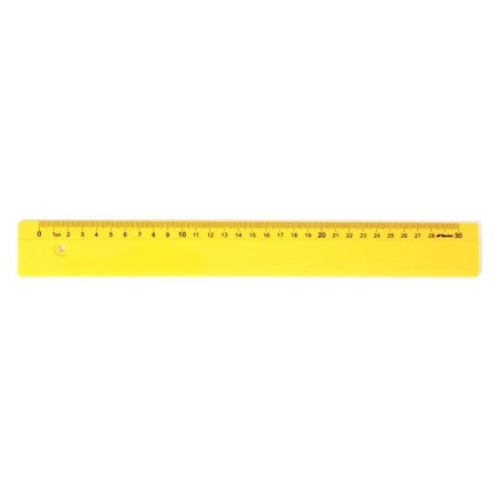 Linijka LENIAR - 30 cm - żółta