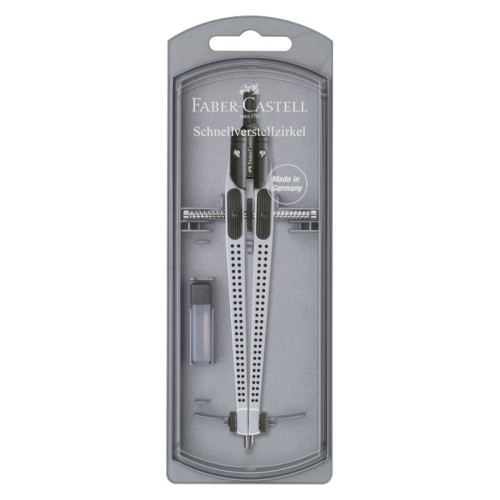Przejdź do produktu Cyrkiel mikrometryczny FABER-CASTELL Quick Set Grip 2001 - srebrny