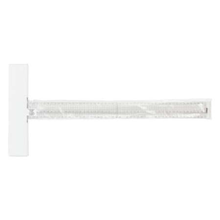 Linijka plastikowa z ogranicznikiem (przykładnica) LENIAR - 50 cm