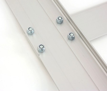 Linijka aluminiowa z ogranicznikiem (przykładnica) LENIAR - 100 cm
