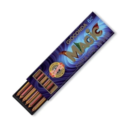 Przejdź do produktu Wkłady 5,6 mm KOH-I-NOOR Gioconda Magic - wielokolorowe - 6 szt.