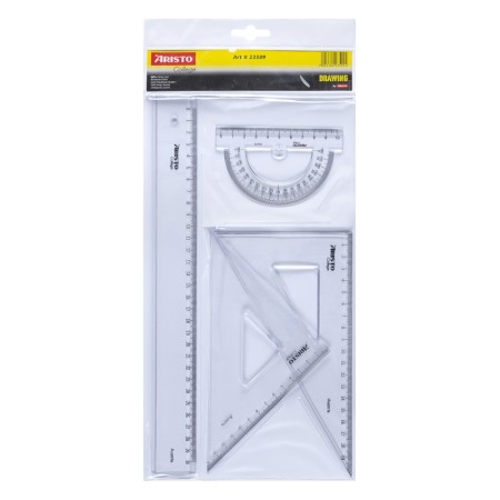 Zestaw geometryczny ARISTO College Geo - 4 elementy - 30 cm