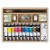 Zestaw farb olejnych VAN GOGH - 40 ml - 10 kolorów - drewniana walizka + akcesoria