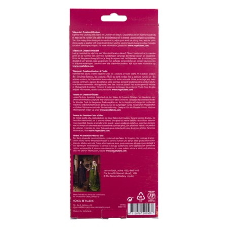 Zestaw farb olejnych TALENS Art Creation - Jan van Eyck - 12 ml - 12 kolorów