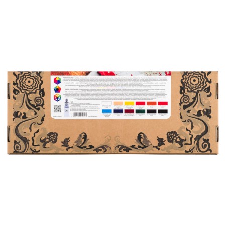 Zestaw farb olejnych RENESANS Oils for Art - 60 ml - 12 kolorów