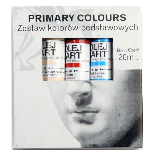 Przejdź do produktu Zestaw farb olejnych RENESANS Oils for Art - 20 ml - 5 kolorów