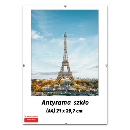 Antyrama A4 M-INTERIO ze szkłem - 21 x 29,7 cm