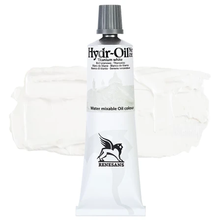 Farba olejna RENESANS Hydr-Oil 60 ml (02 - biel tytanowa)