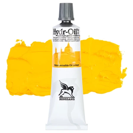 Farba olejna RENESANS Hydr-Oil 60 ml (10 - żółta kadmowa średnia)