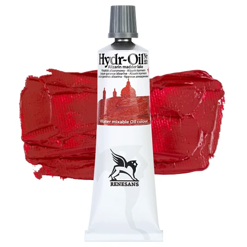Przejdź do produktu Farba olejna RENESANS Hydr-Oil 60 ml (20 - kraplak alizarynowy)