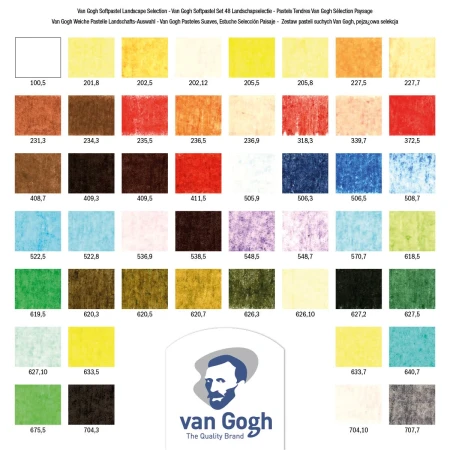 Pastele suche Van Gogh ROYAL TALENS - Landscape Selection - 48 kolorów
