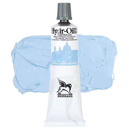 Przejdź do produktu Farba olejna RENESANS Hydr-Oil 60 ml (26 - błękit królewski jasny)