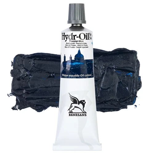 Przejdź do produktu Farba olejna RENESANS Hydr-Oil 60 ml (34 - błękit pruski)