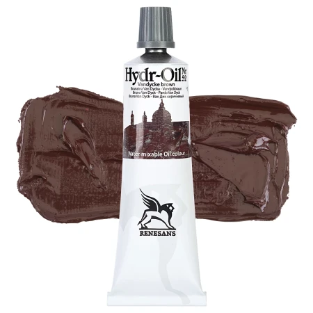 Farba olejna RENESANS Hydr-Oil 60 ml (52 - brunatna Van Dyck'a)