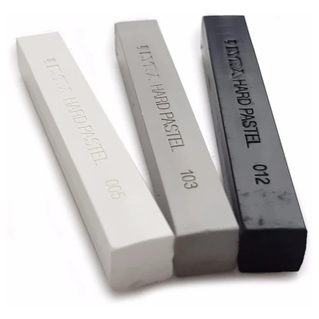 Pastele suche LYRA Grey Tones - odcienie szarości - 12 kolorów