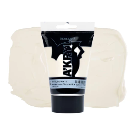 Farba akrylowa RENESANS A'KRYL 100 ml (02 - biel antyczna)
