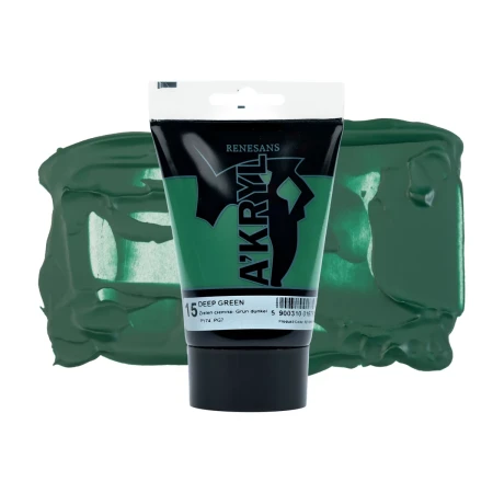 Farba akrylowa RENESANS A'KRYL 100 ml (15 - zieleń ciemna)