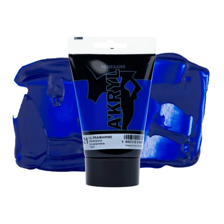 Farba akrylowa RENESANS A'KRYL 100 ml (21 - ultramaryna)