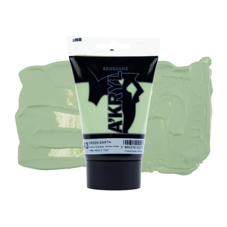 Farba akrylowa RENESANS A'KRYL 100 ml (43 - ziemia zielona)