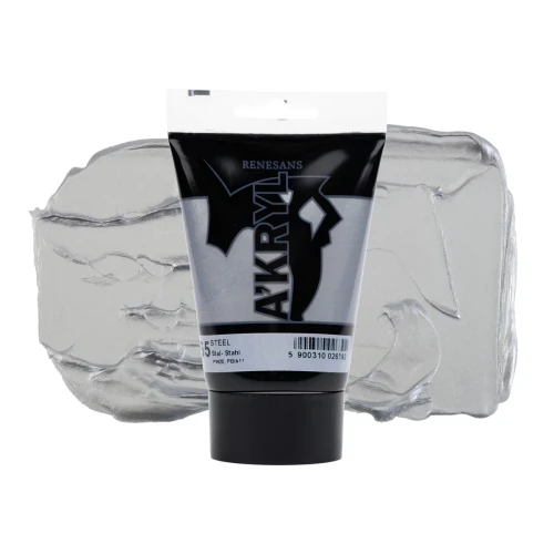 Przejdź do produktu Farba akrylowa RENESANS A'KRYL 100 ml (65 - stal)